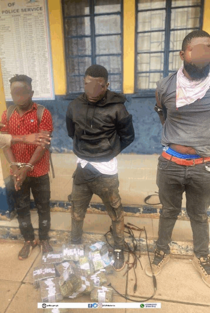 3 arrested in foiled robbery at Nyanikrom, GH¢149,500 recovered – MyJoyOnline