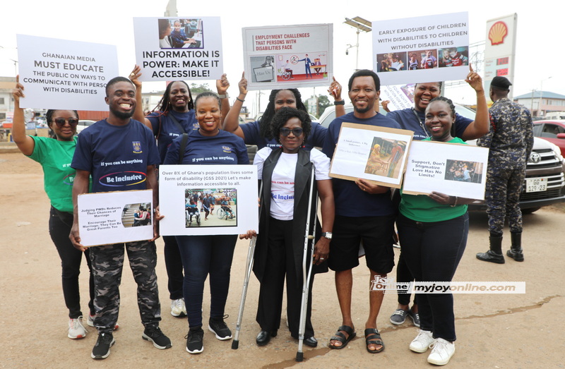 UG students raise awareness about disabilities at Madina Market – MyJoyOnline