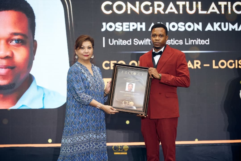 United Swift Logistics CEO crowned best in logistics at 2025 Ghana CEO Awards – MyJoyOnline