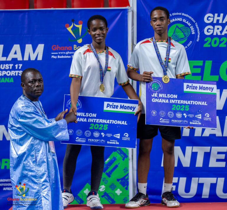 Ghana and Nigeria lead medal tally at 2025 JE Wilson Ghana Junior International Badminton Championships – MyJoyOnline