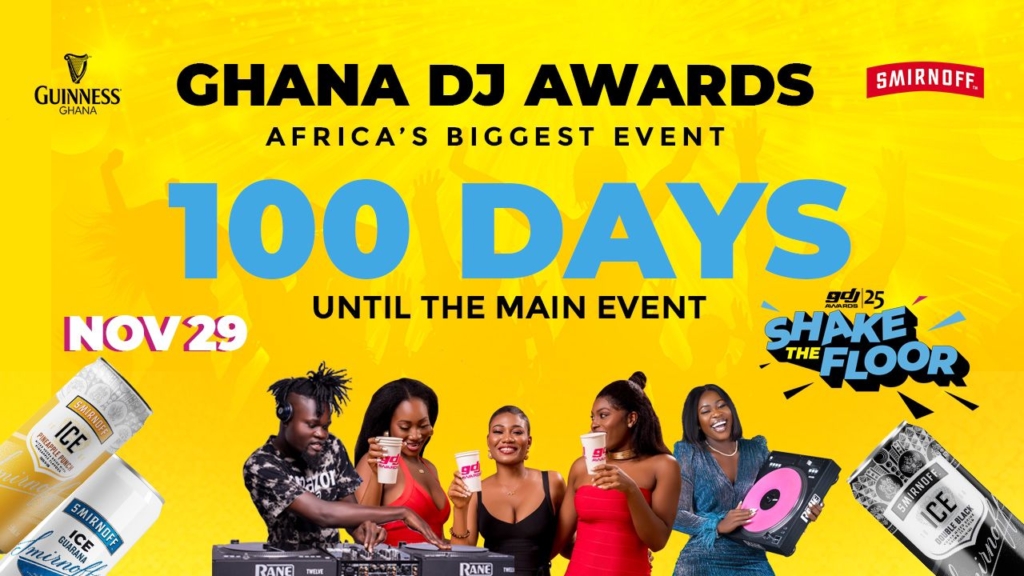 100 days to go: Guinness Ghana DJ Awards 2025 set for Palms Convention Centre on November 29 – MyJoyOnline