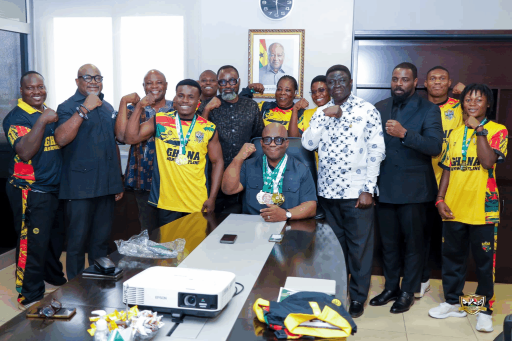 Armwrestling: NHIA Boss keen on building long-term support for Ghana’s golden arms – MyJoyOnline