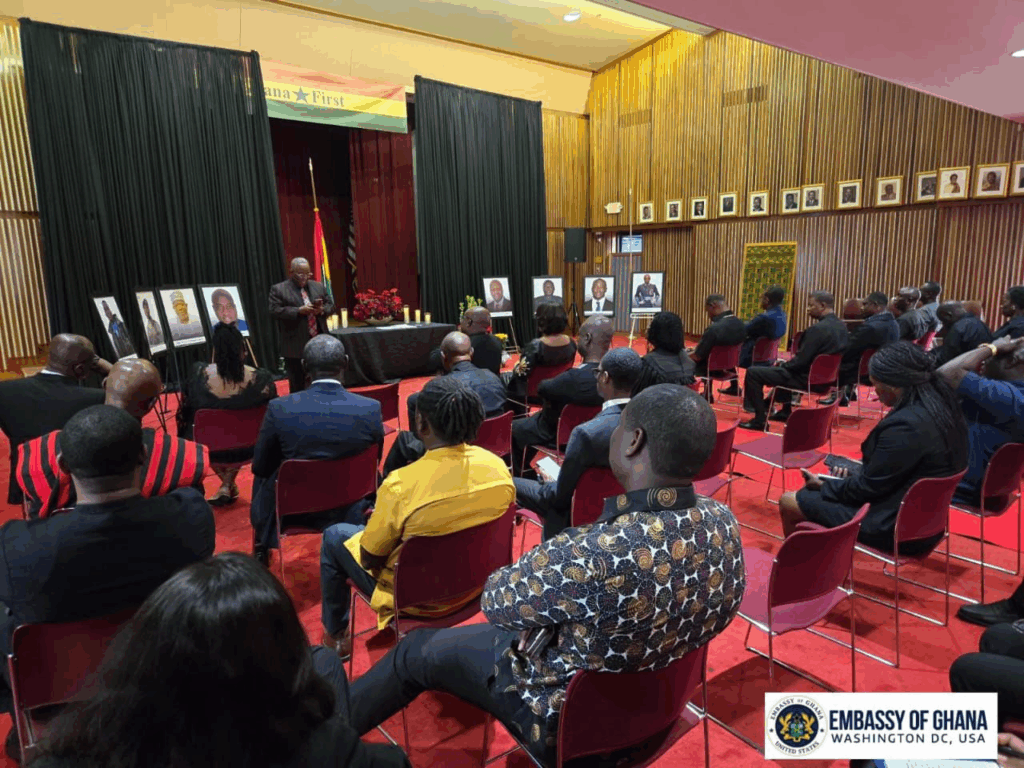 Ghana Embassy in Washington holds memorial service for helicopter crash victims – MyJoyOnline
