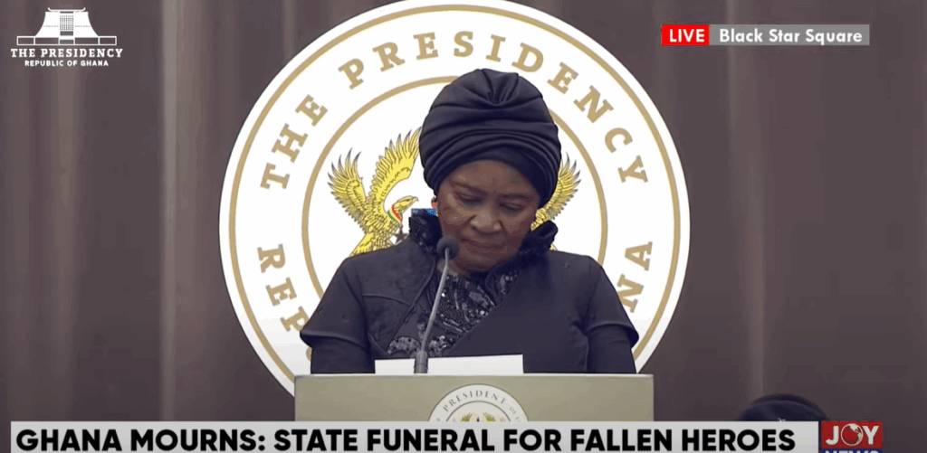 Naana Opoku-Agyemang pays tribute to fallen heroes – MyJoyOnline