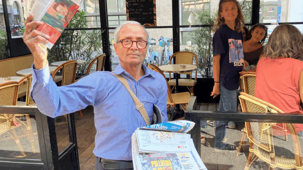 France’s last newspaper hawker gets Order of Merit from his old customer – Macron – MyJoyOnline