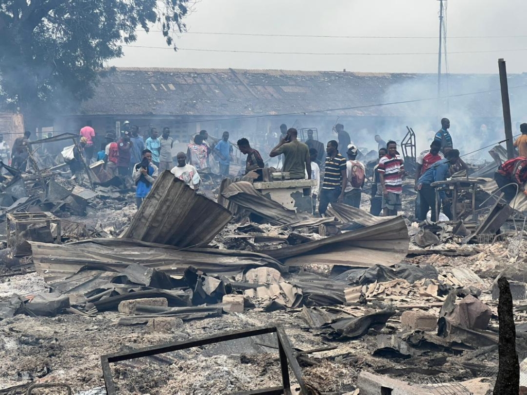 GNFS blames rubbish for Accra Timber Market blaze; suspect arrested – MyJoyOnline