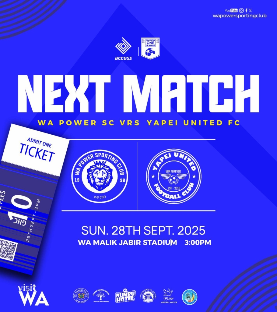 Wa Power SC eye strong start against Yapei United in DOL opener – MyJoyOnline