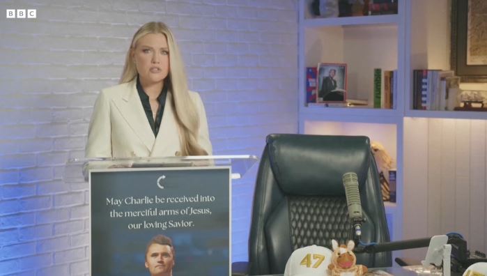 ‘I will never let your legacy die’ – Charlie Kirk’s widow gives tearful address after shooting – MyJoyOnline