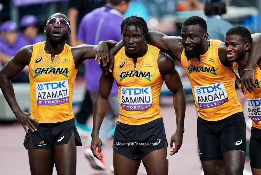 2025 World Athletics Championships: Ghana’s 4×100m Relay team misses out on podium after finishing 4th in final – MyJoyOnline