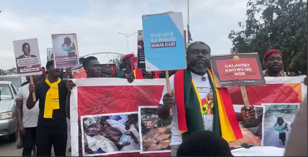 #StopGalamseyNow: Protest erupts in Accra as public demands end to illegal mining – MyJoyOnline