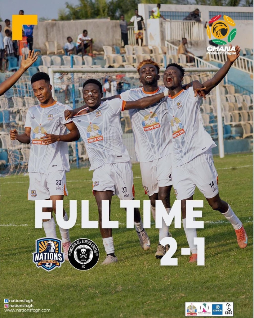 GPL 2025/26: Nations FC open season with hard-fought win over All Blacks – MyJoyOnline