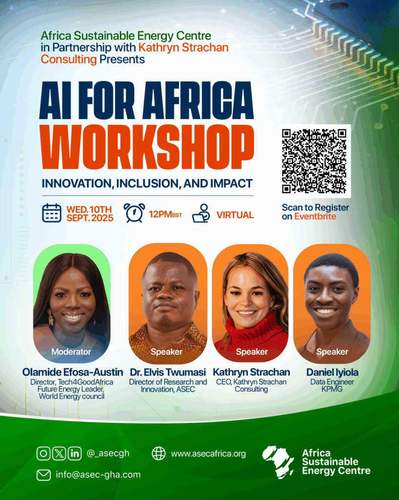 ASEC, Kathryn Strachan Consulting to host AI for Africa Workshop – MyJoyOnline