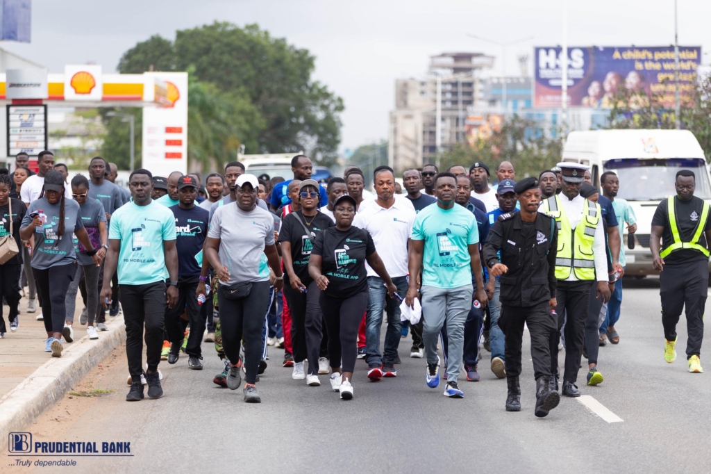 Prudential Bank organises health walk to promote fitness and teamwork – MyJoyOnline