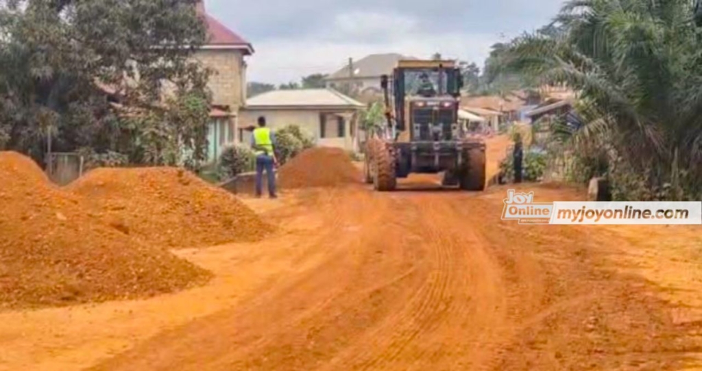Akwatia: Road construction continues after by-election despite vote-buying claims – MyJoyOnline