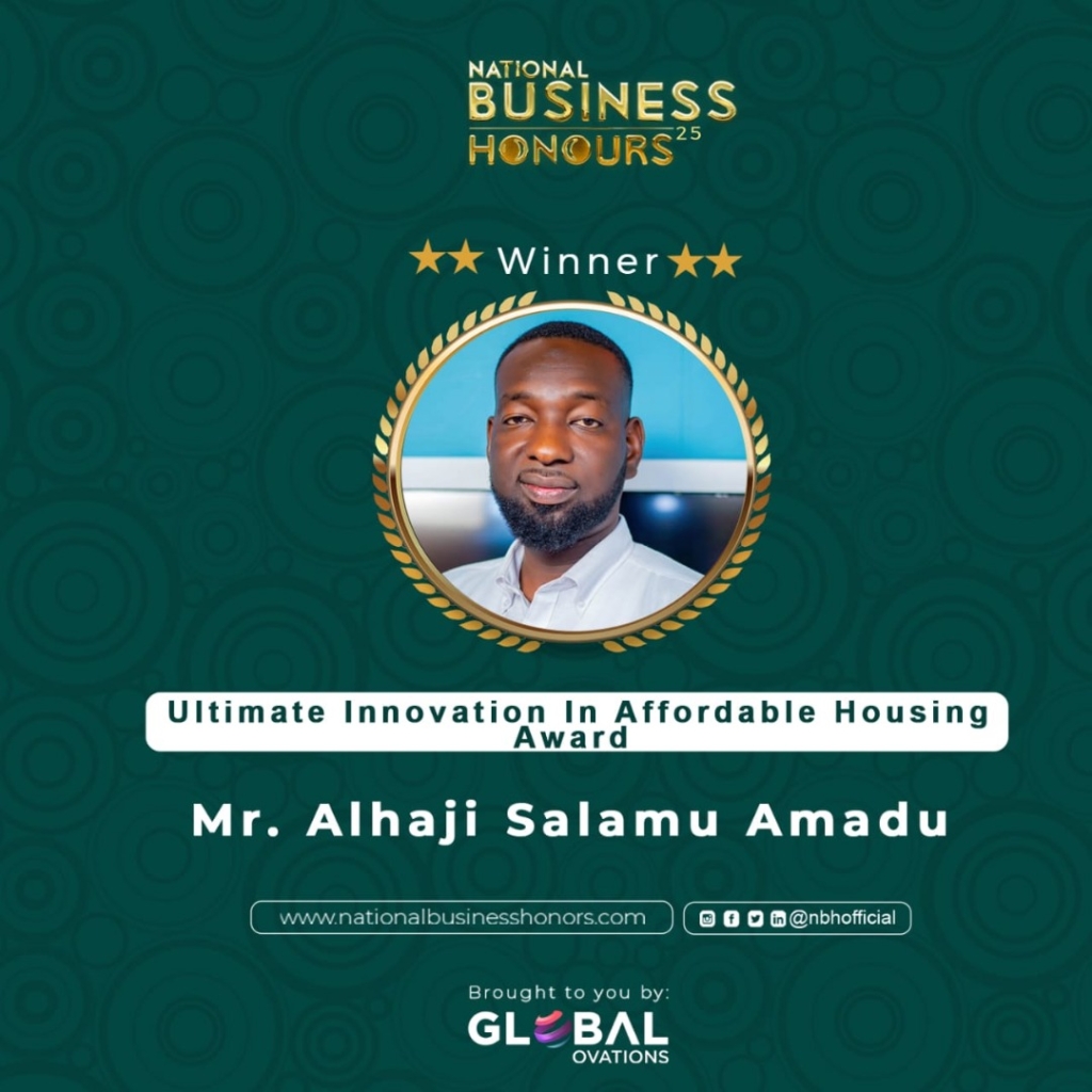 Afro-Arab Properties CEO honoured at National Business Honours 2025 – MyJoyOnline