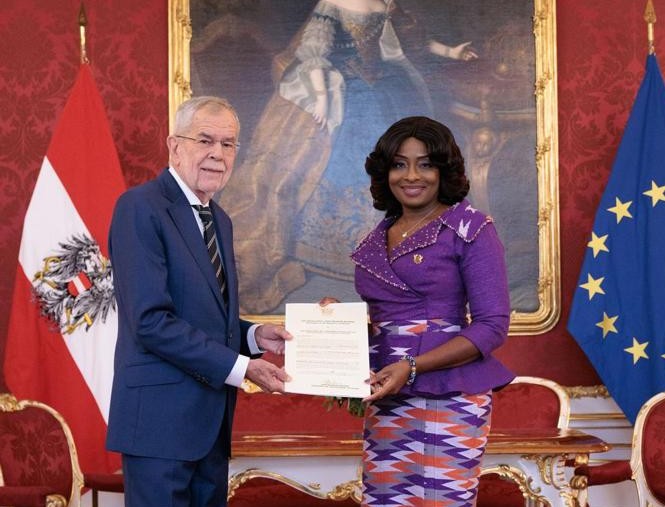 Ambassador Matilda Osei-Agyeman presents Credentials to President of Austria – MyJoyOnline