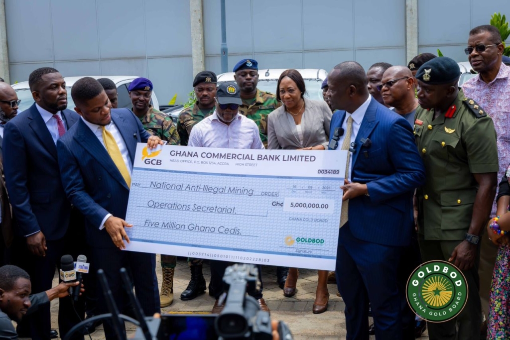 GoldBod donates GHS5m, five vehicles to NAIMOS to combat illegal mining – MyJoyOnline