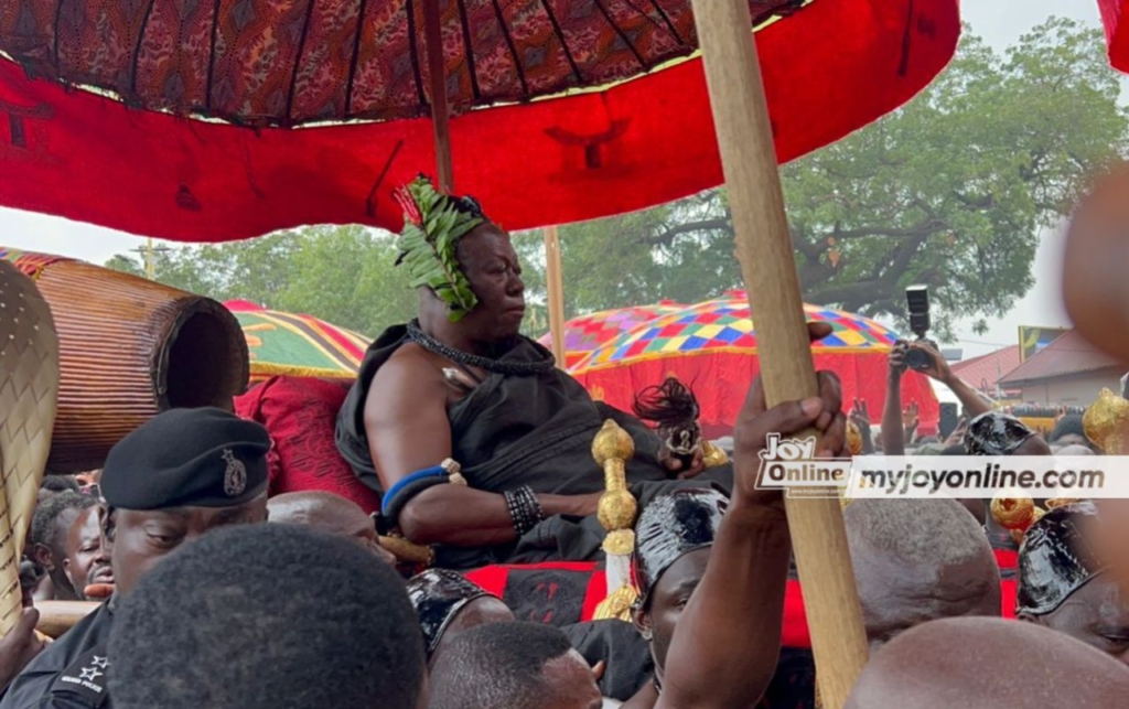 Sights & sounds: Drums, dirges fill Manhyia during Asantehemaa’s burial rites – MyJoyOnline