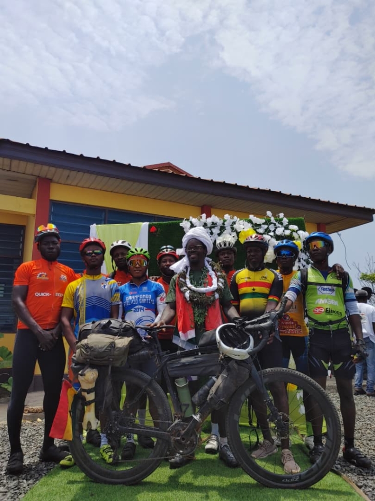 Ghana’s Emmanuel Adjei becomes first African to cycle solo from Germany to Ghana – MyJoyOnline