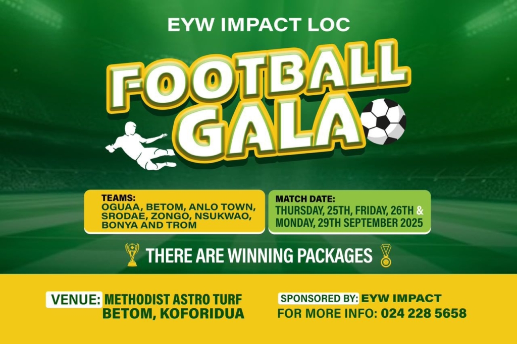 Koforidua gears up for EYW Impact Football Gala, slated for September 25 – MyJoyOnline