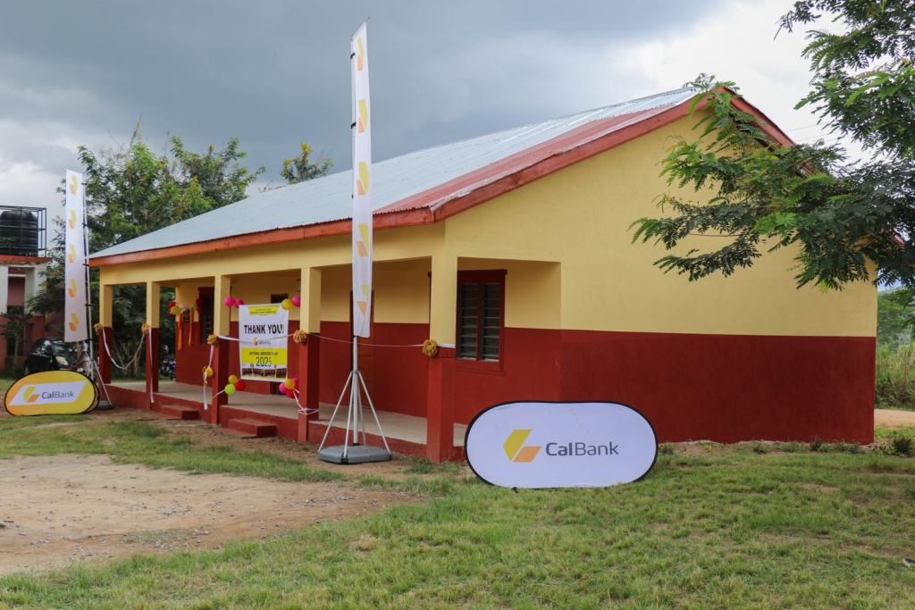 CalBank’s 2024/25 national service cohort constructs classroom block for Asuom M.A. Basic School – MyJoyOnline