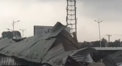 La Nkwantanang Assembly demolishes unauthorised structures at Madina Redco Junction – MyJoyOnline