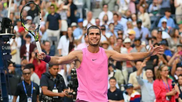 Alcaraz shows ‘good rhythm’ to reach US Open last eight – MyJoyOnline