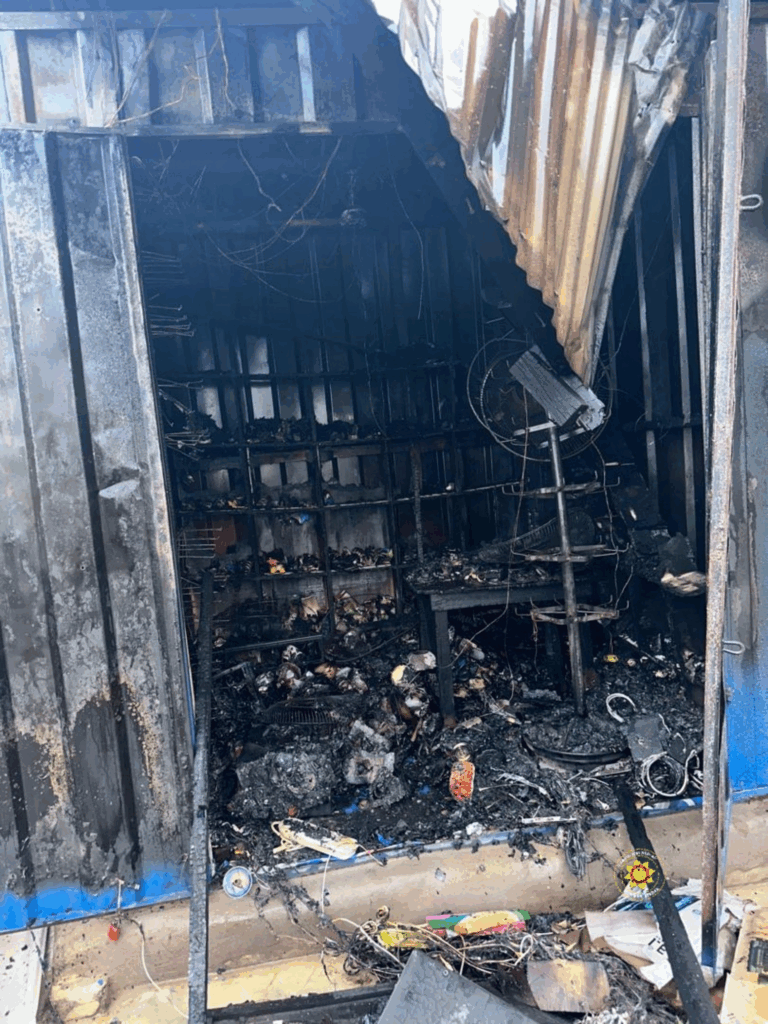 Blaze engulfs commercial containers at Adenta filling station in Accra – MyJoyOnline