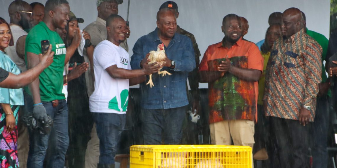 Mahama targets 100% local chicken production in 3 years