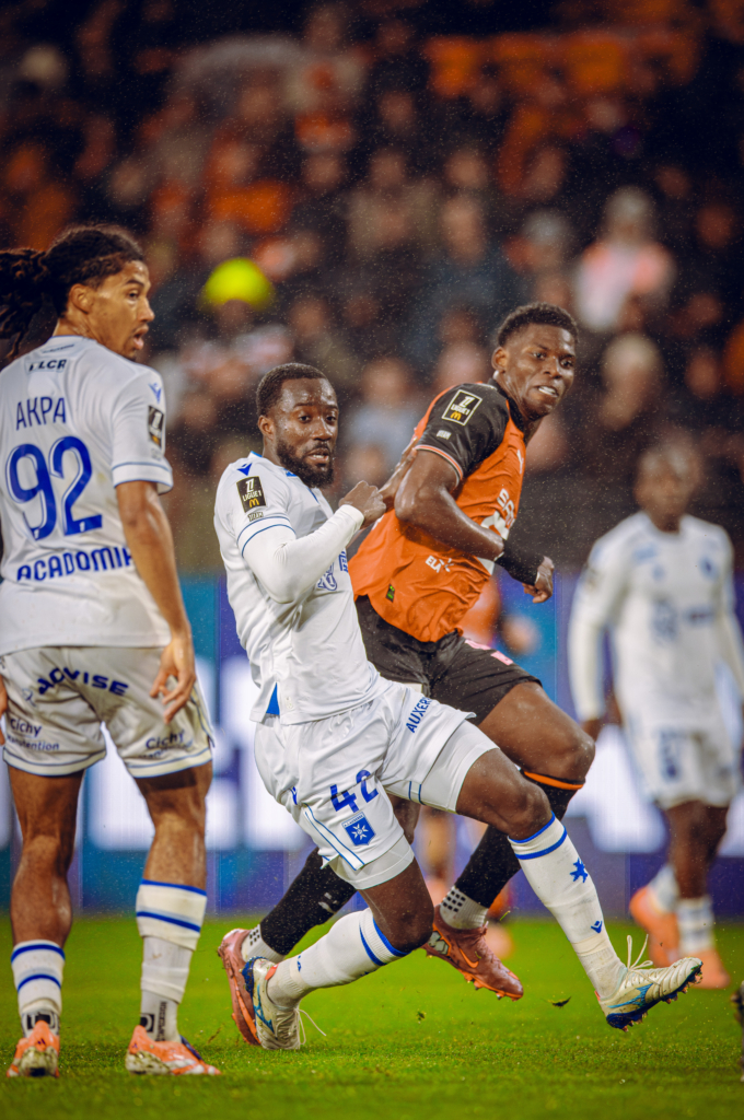 Photos: Mensah and Owusu in action for Auxerre