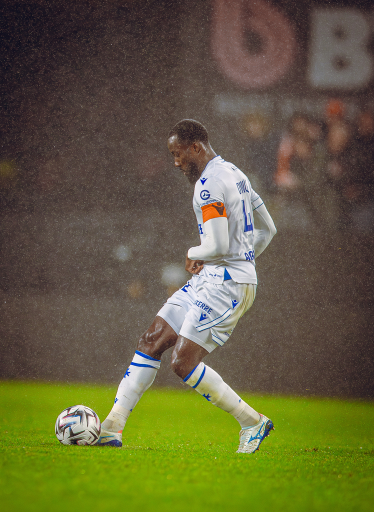 Photos: Mensah and Owusu in action for Auxerre