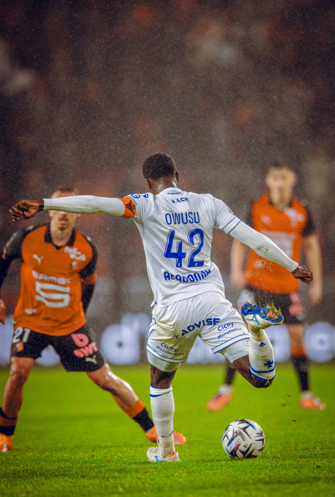 Photos: Mensah and Owusu in action for Auxerre