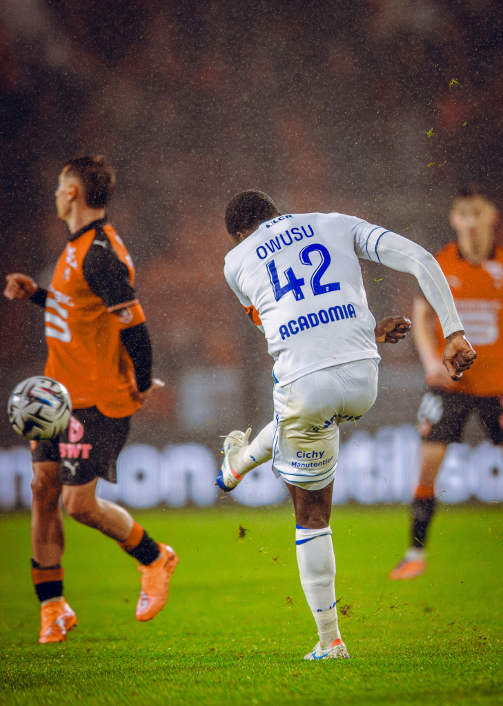 Photos: Mensah and Owusu in action for Auxerre