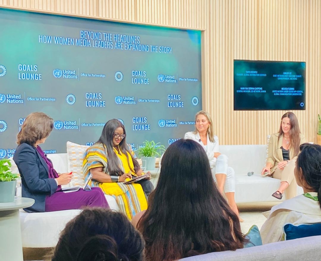 Nana Yaa Serwaa Sarpong shines at 80th UN General Assembly; moderates key panels on SDGs, media leadership, and sustainability – MyJoyOnline