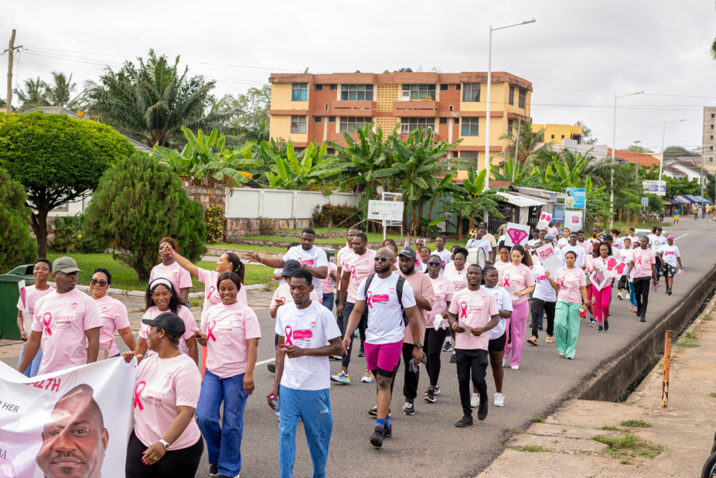 Trudy Arnold Foundation leads 7km health walk to raise awareness on breast cancer – MyJoyOnline