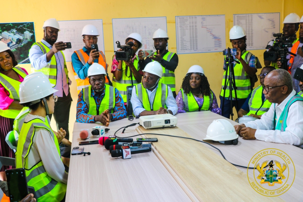 Health Minister inspects La General Hospital project, promises swift completion – MyJoyOnline