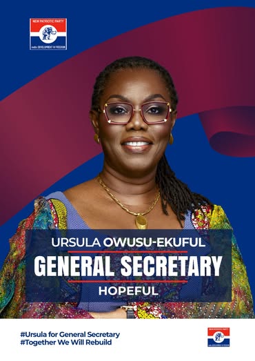 Ursula Owusu-Ekuful announces bid for NPP General Secretary position Ursula Owusu-Ekuful announces bid for NPP General Secretary position