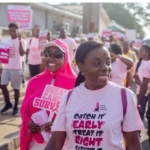 Over 2,000 join Breast Society of Ghana walk to raise awareness on breast cancer Over 2,000 join Breast Society of Ghana walk to raise awareness on breast cancer