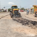 Victory Bible Church International partners ANMA to rehabilitate Awoshie Baah Yard road Victory Bible Church International partners ANMA to rehabilitate Awoshie Baah Yard road