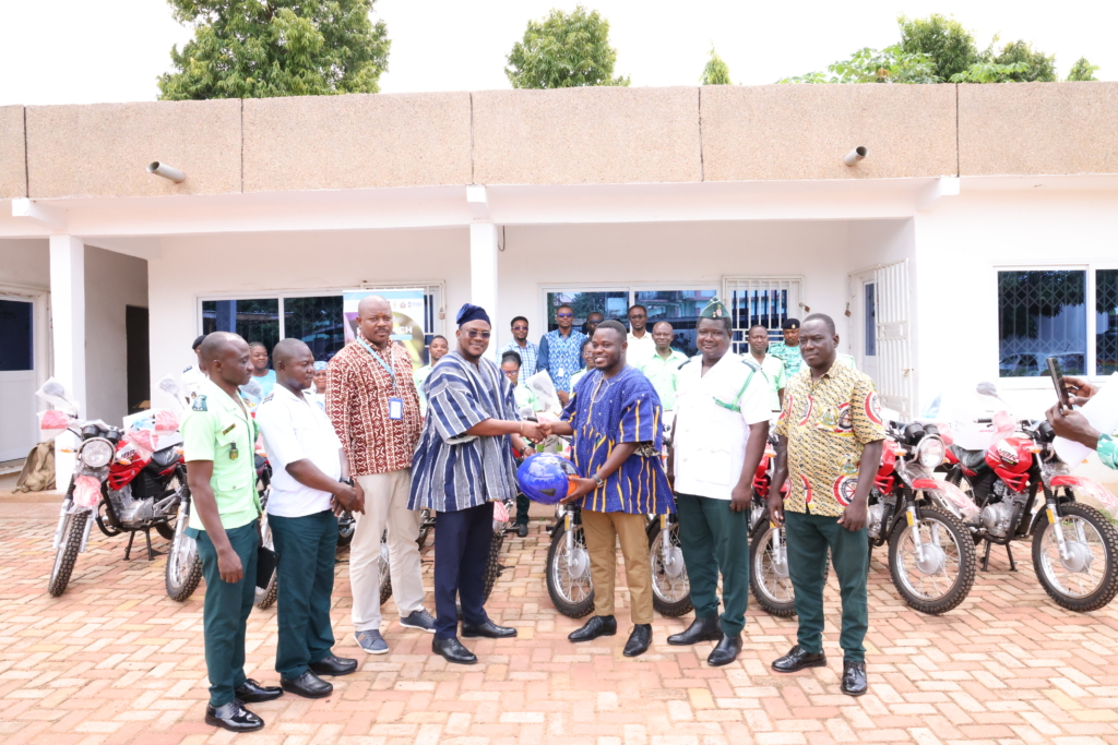 Catholic Relief Services donates 10 motorcycles to National Ambulance Service – MyJoyOnline