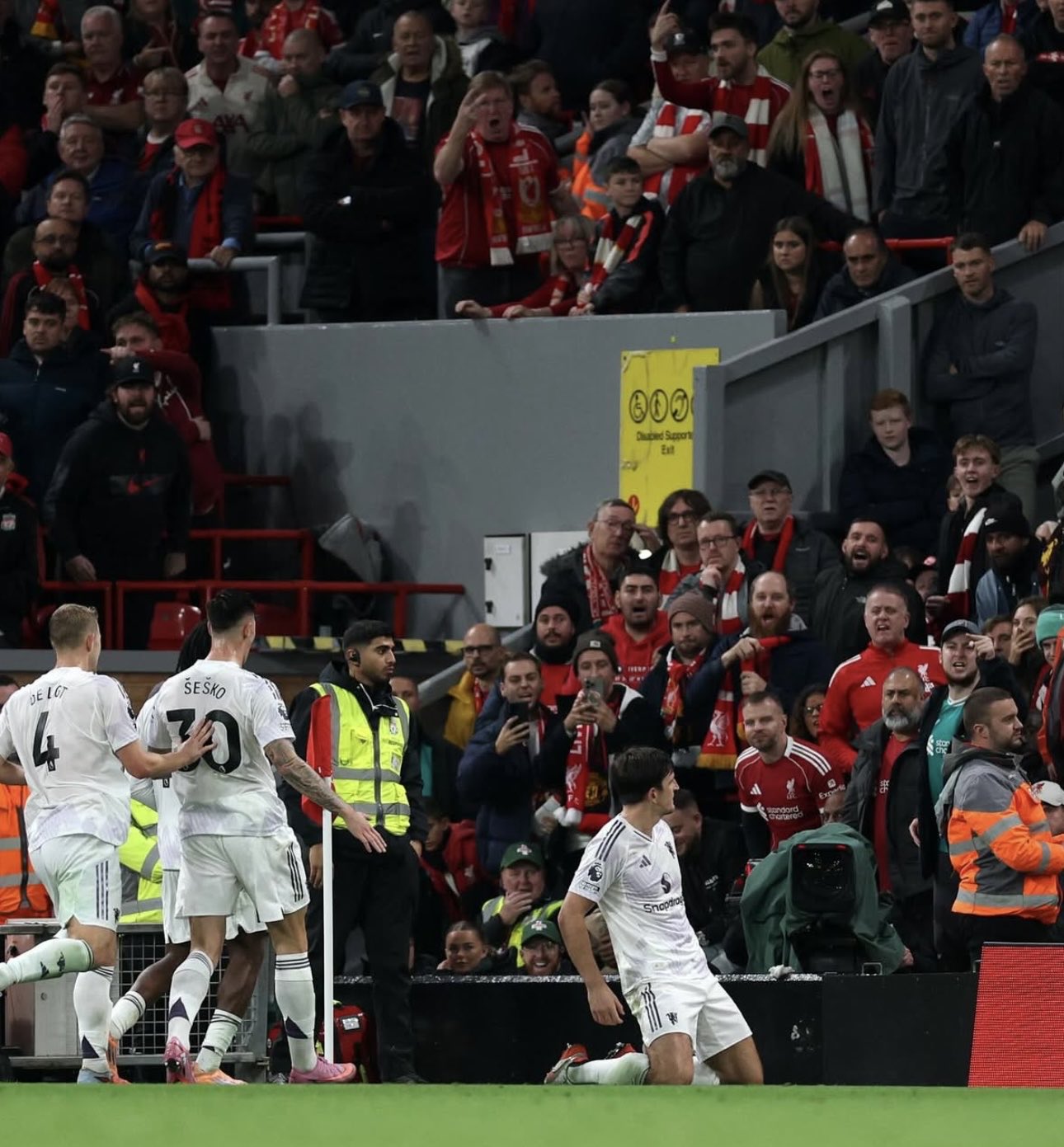 EPL: Maguire header earns Manchester United first Anfield win in nearly a decade