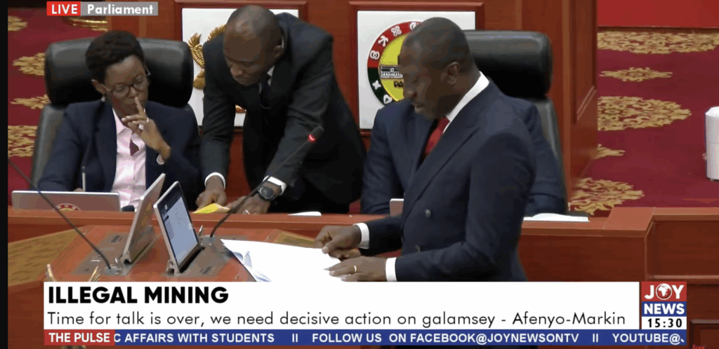 Enough talk, time for action — Afenyo-Markin rallies Parliament to fight galamsey – MyJoyOnline