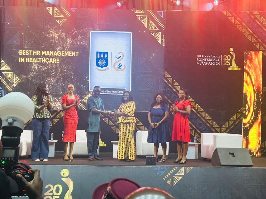 UGMC, HR Director honoured for excellence in healthcare workforce leadership – MyJoyOnline