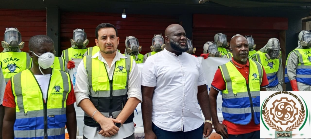 Disinfection of markets