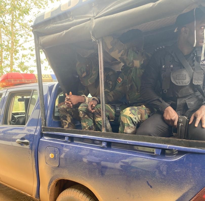 Two military officers, 2 civilians arrested for robbery at mining site – MyJoyOnline