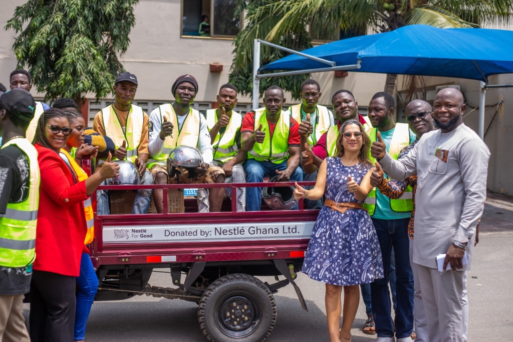 Nestlé Ghana donates tricycles, other items to Kpone Landfill Waste Pickers Association – MyJoyOnline Nestlé Ghana donates tricycles, other items to Kpone Landfill Waste Pickers Association – MyJoyOnline