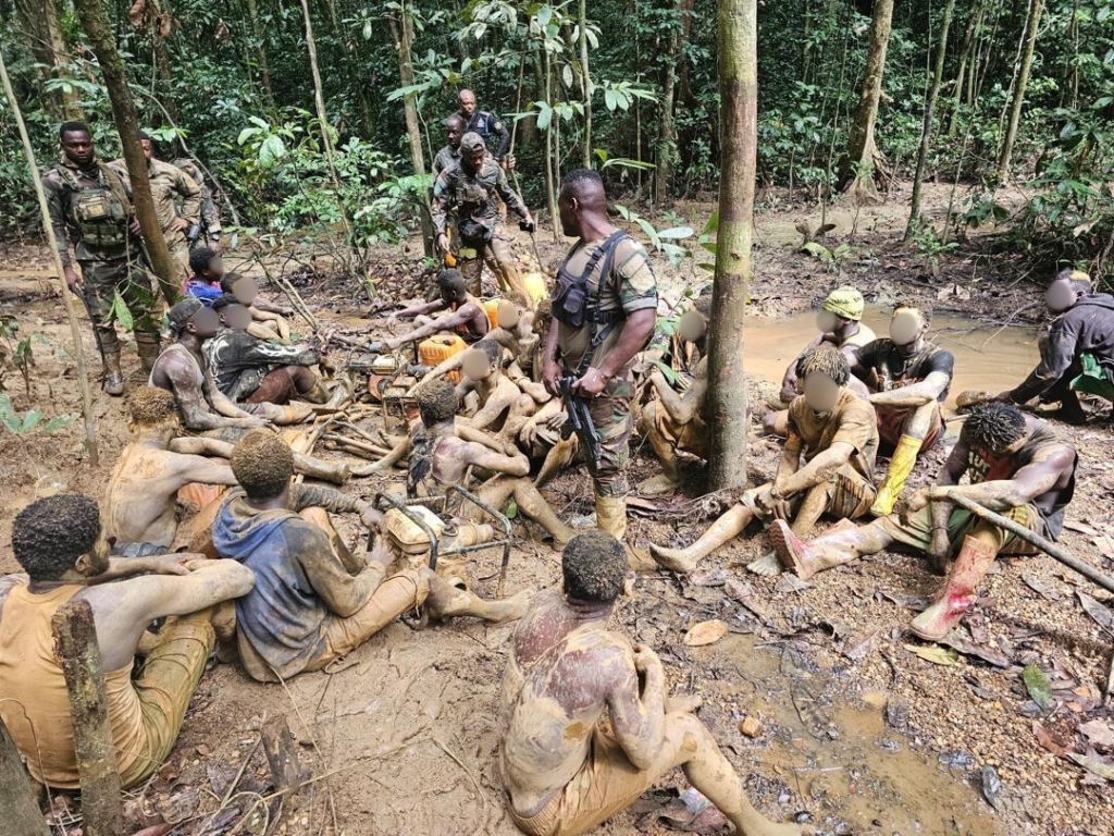 NAIMOS Task Force arrests 28 illegal miners at Cape Three Point forest reserve – MyJoyOnline