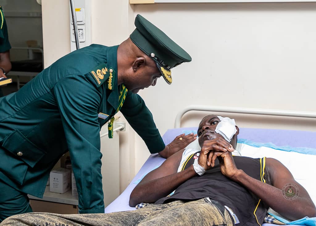Comptroller-General of Immigration visits injured officer in Gbintri checkpoint attack – MyJoyOnline