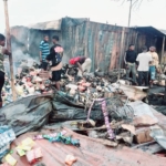 Dodowa market goes up in flames Dodowa market goes up in flames