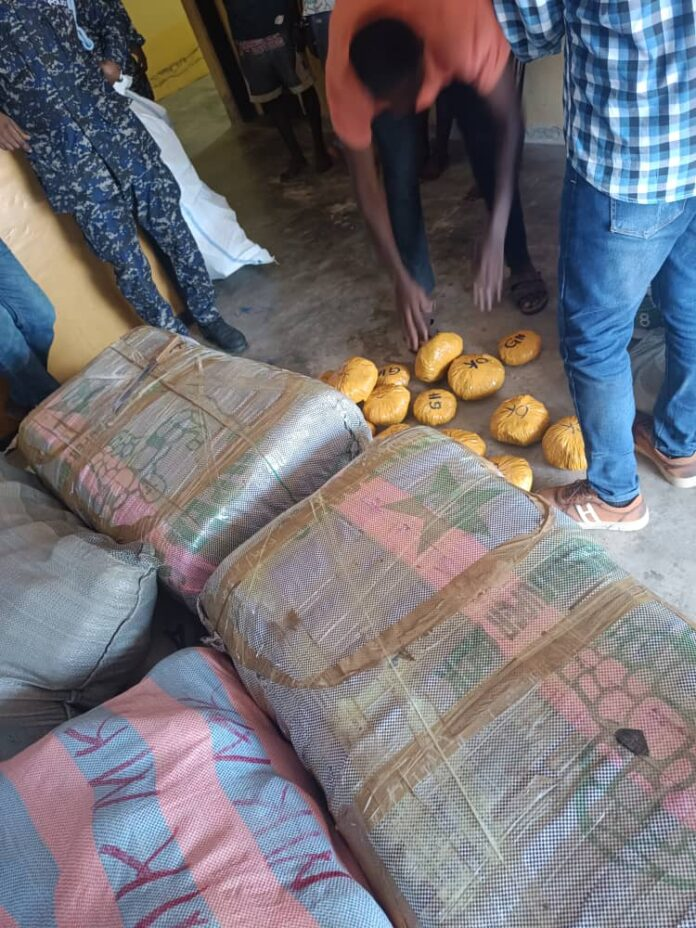 Four arrested with 2,250 parcels of suspected Indian hemp in KEEA – MyJoyOnline